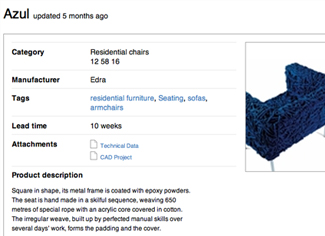 Find Product Details on Designer Pages